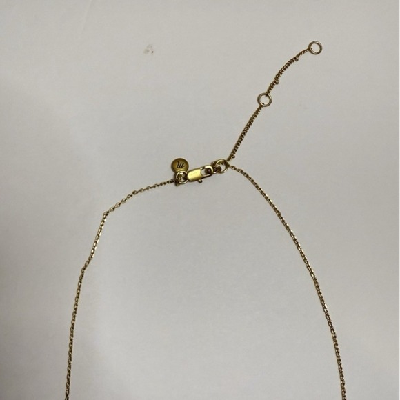 Madewell Tiered Statement Necklace Matte Gold - Picture 2 of 4